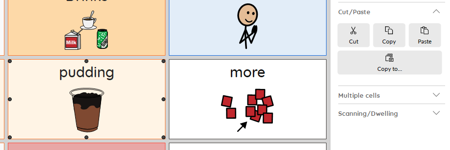 How do I cut, copy, and paste buttons? – Forbes AAC Online Help Center